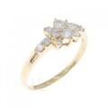 K18YG ダイヤモンド リング 0.33CT