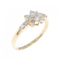 K18YG ダイヤモンド リング 0.33CT