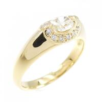 K18YG ダイヤモンド リング 0.364CT