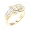 K18YG ダイヤモンド リング 1.03CT