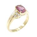 K18YG トルマリン リング 0.67CT