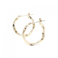 K18YG フープ ピアス