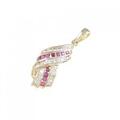 K18YG ルビー ペンダント 0.29CT