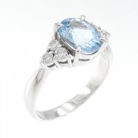 PT アクアマリン リング 1.56CT