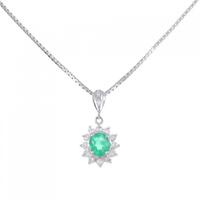 PT エメラルド ネックレス 0.45CT