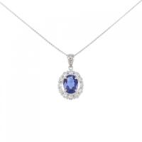 PT サファイヤ ネックレス 1.68CT