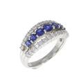 PT サファイヤ リング 0.68CT