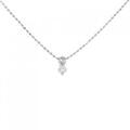 PT ソリティア ダイヤモンド ネックレス 0.07CT