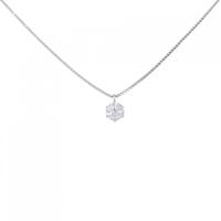 PT ソリティア ダイヤモンド ネックレス 0.303CT