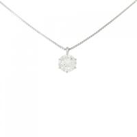 PT ソリティア ダイヤモンド ネックレス 0.533CT