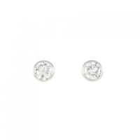 PT ソリティア ダイヤモンド ピアス 0.50CT