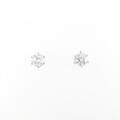PT ダイヤモンド ピアス 0.301CT 0.320CT F VVS1?2 EXT?VG