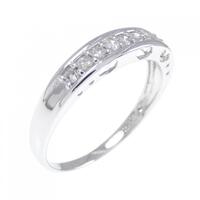 PT ハーフエタニティ ダイヤモンド リング 0.22CT