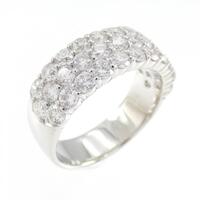 PT パヴェ ダイヤモンド リング 2.00CT