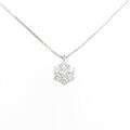 PT フラワー ダイヤモンド ネックレス 0.300CT