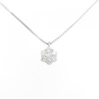 PT フラワー ダイヤモンド ネックレス 0.300CT