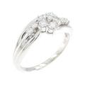 PT フラワー ダイヤモンド リング 0.50CT