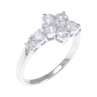 PT フラワー ダイヤモンド リング 0.87CT