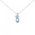 PT ブルートパーズ ネックレス 1.58CT