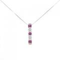 PT ルビー ネックレス 0.37CT