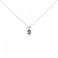 PT ルビー ネックレス 0.55CT