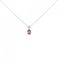 PT ルビー ネックレス 0.55CT
