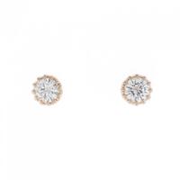 【リメイク】K18PG/ST ダイヤモンドピアス 0.254CT 0.261CT K VVS2?VS1 VG