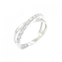 【リメイク】K18WG ダイヤモンド ピンキー リング 0.10ct