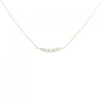 【リメイク】K18YG ダイヤモンド ネックレス 0.20CT