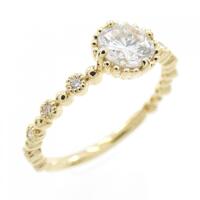 【リメイク】K18YG ダイヤモンド リング 0.527CT H SI1 VG