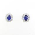 【リメイク】PT サファイヤ ピアス 2.578ct