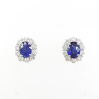 【リメイク】PT サファイヤ ピアス 2.578ct