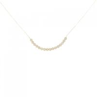 【新品】K18YG ダイヤモンド ネックレス 0.20CT