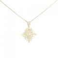 【新品】K18YG ダイヤモンド ネックレス 1.00CT LY SI2 オーバルカット