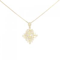 【新品】K18YG ダイヤモンド ネックレス 1.00CT LY SI2 オーバルカット