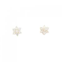 【新品】K18YG ダイヤモンド ピアス 0.20CT