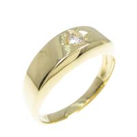 【新品】K18YG ダイヤモンド リング 0.10CT