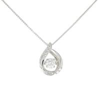 【新品】PT ダイヤモンド ネックレス 0.142CT