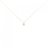 アガット ダイヤモンド ネックレス 0.1CT