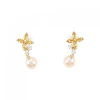 タサキ 淡水パール イヤリング 8.0mm