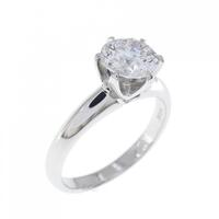 プラチナダイヤモンドリング 1.014CT E SI2 EXT