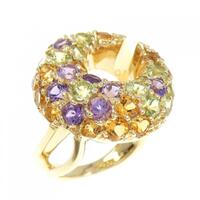 ポンテヴェキオ ムーン カラーストーンリング