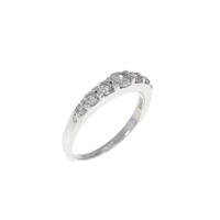 K18WG ダイヤモンド ピンキーリング 0.30CT