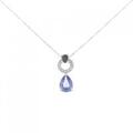 K18WG サファイヤ ネックレス 1.209CT