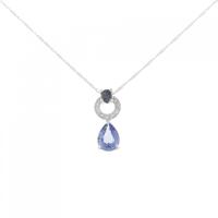 K18WG サファイヤ ネックレス 1.209CT