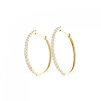 K18YG ダイヤモンド ピアス 0.50CT