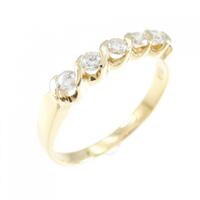 K18YG ダイヤモンド リング 0.31CT