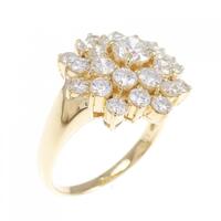 K18YG ダイヤモンド リング 2.01CT