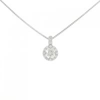 【新品】プラチナダイヤモンド ネックレス 0.248CT F SI1 VG
