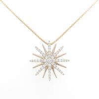 K18PG ダイヤモンド ネックレス 0.50CT